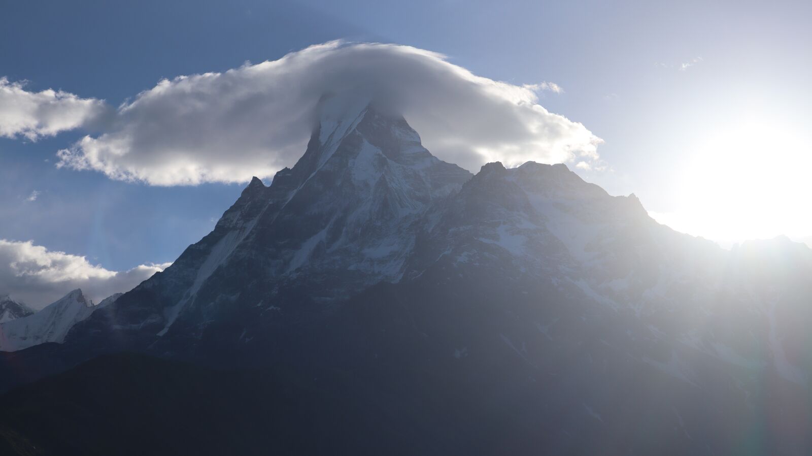 Canon EOS M50 (EOS Kiss M) sample photo. Fishtail, nepal, mountain photography