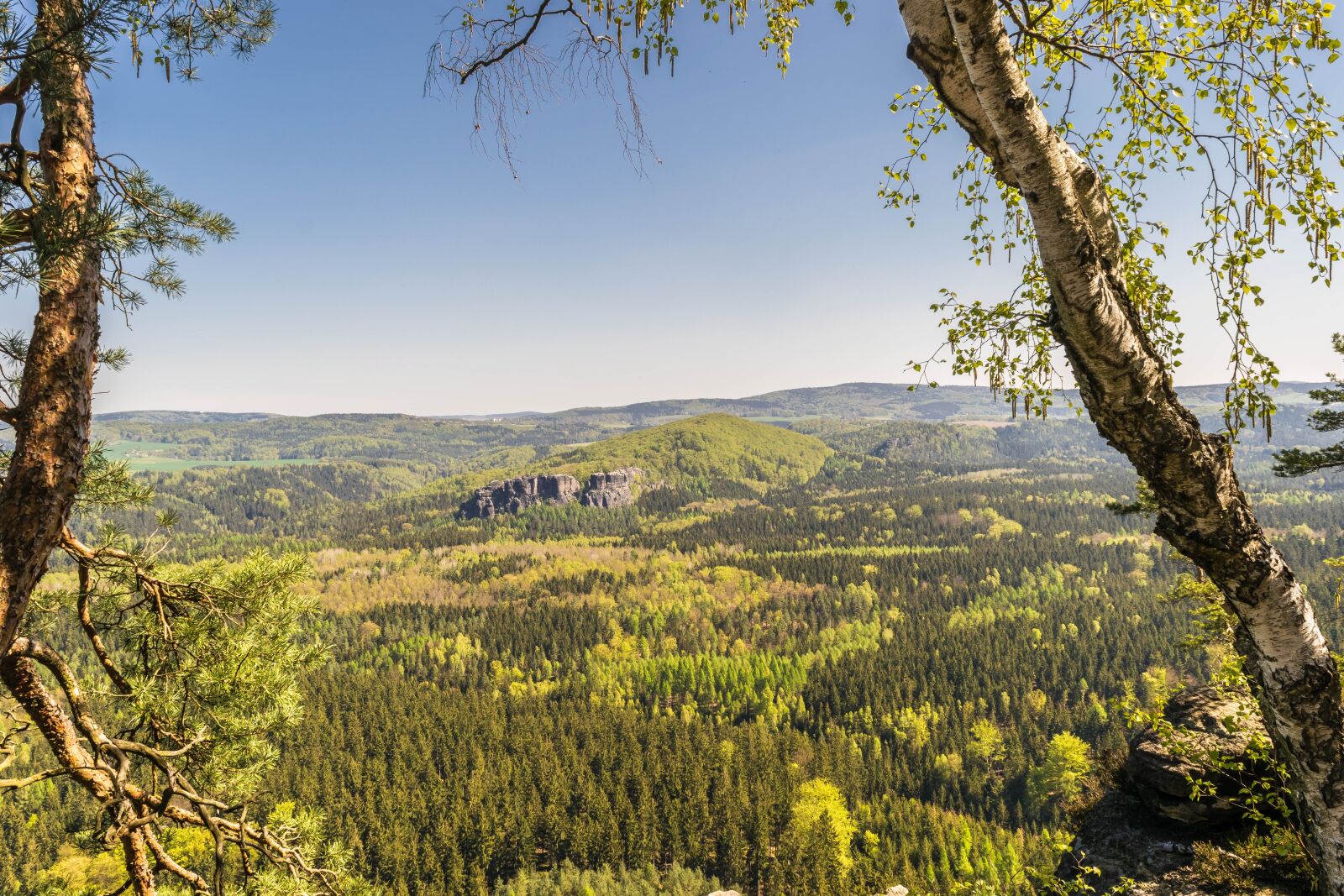 Nikon D3300 sample photo. Distant view, saxon switzerland photography