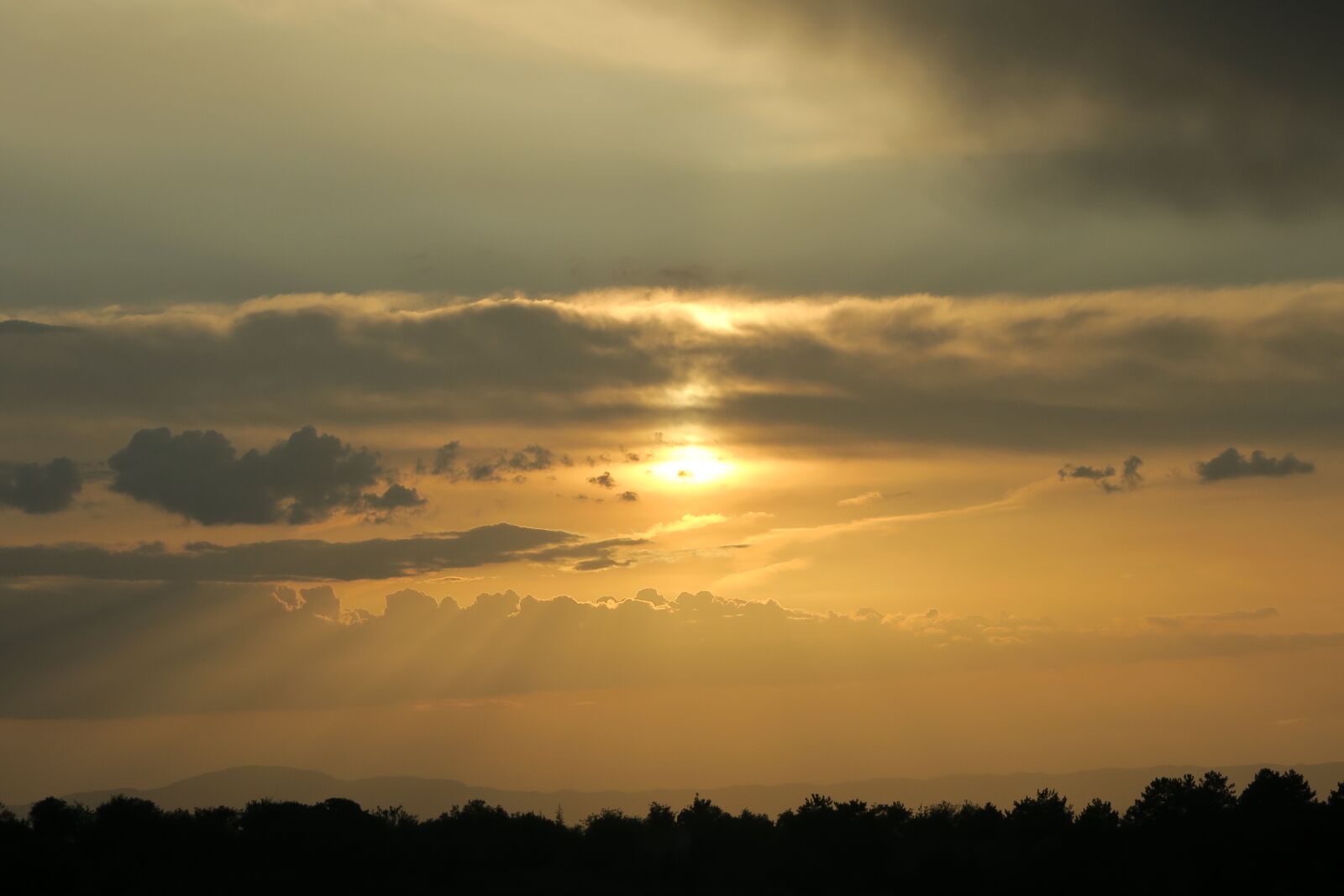 Canon PowerShot G7 X sample photo. Sunset, solar, cloud photography