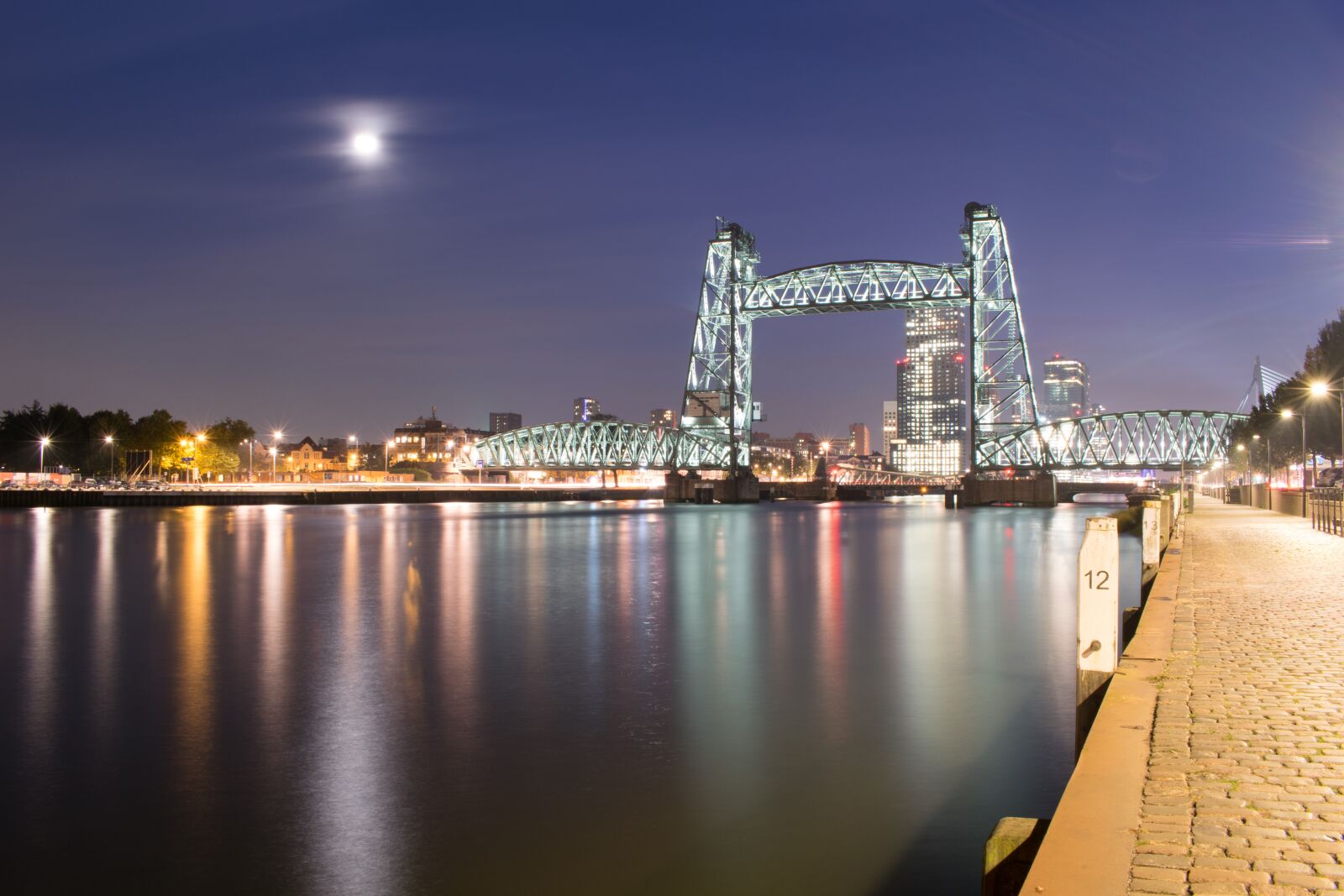 Nikon D3300 sample photo. Rotterdam, netherlands, bridge photography