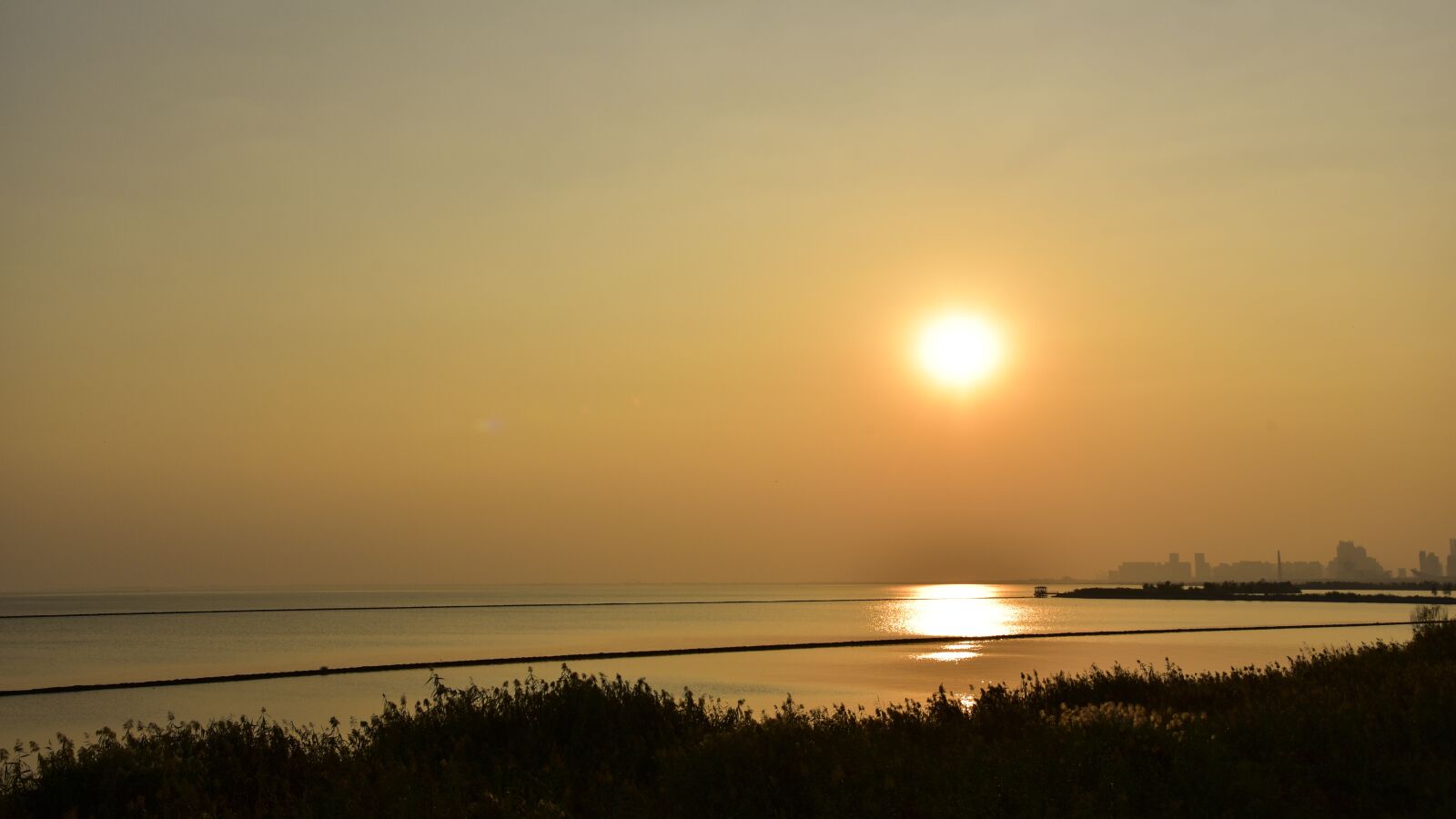 Nikon D750 sample photo. Chaohu, river, sunset photography