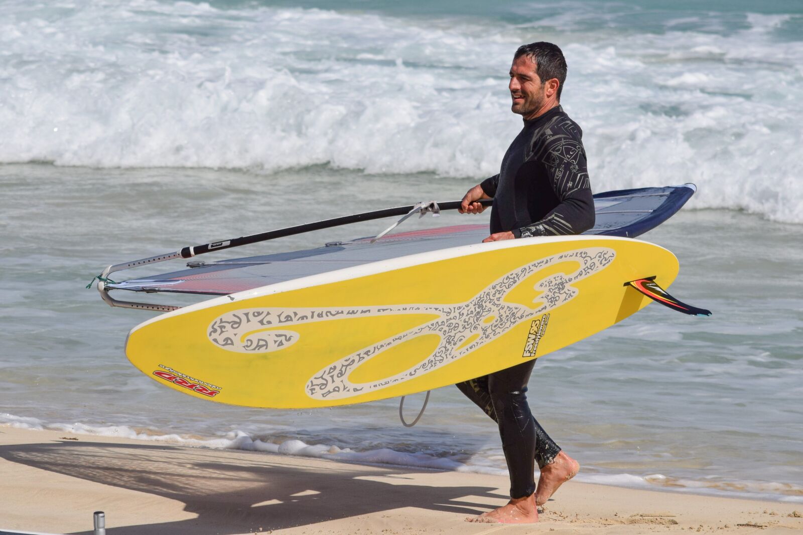 Nikon D3300 sample photo. Surfer, windsurfing, water photography