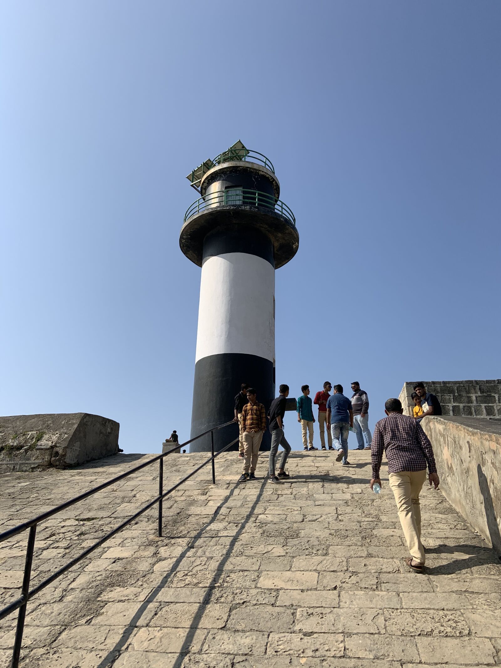 Apple iPhone XR sample photo. Lighthouse, fort, daman photography