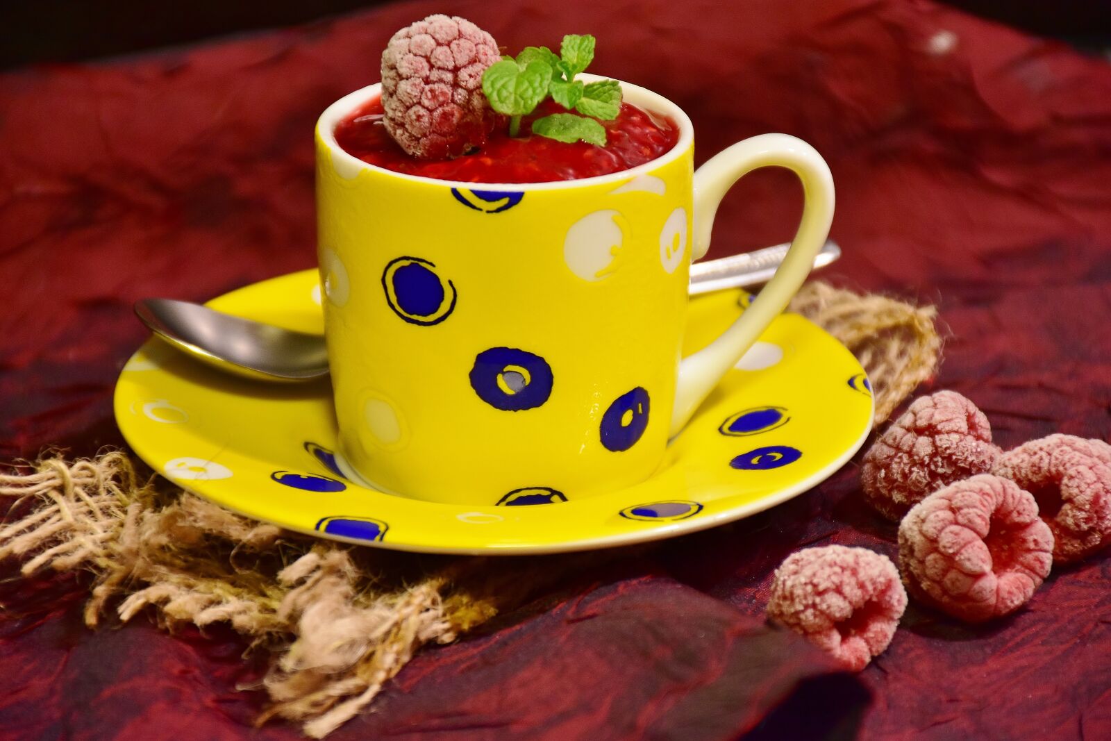 Nikon D7200 sample photo. Raspberries, sorbet, raspberry sorbet photography