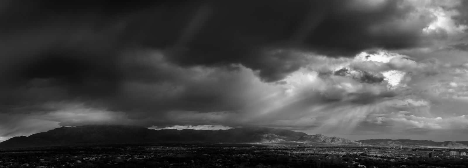 Nikon D5500 sample photo. Mountain, storm, panorama photography