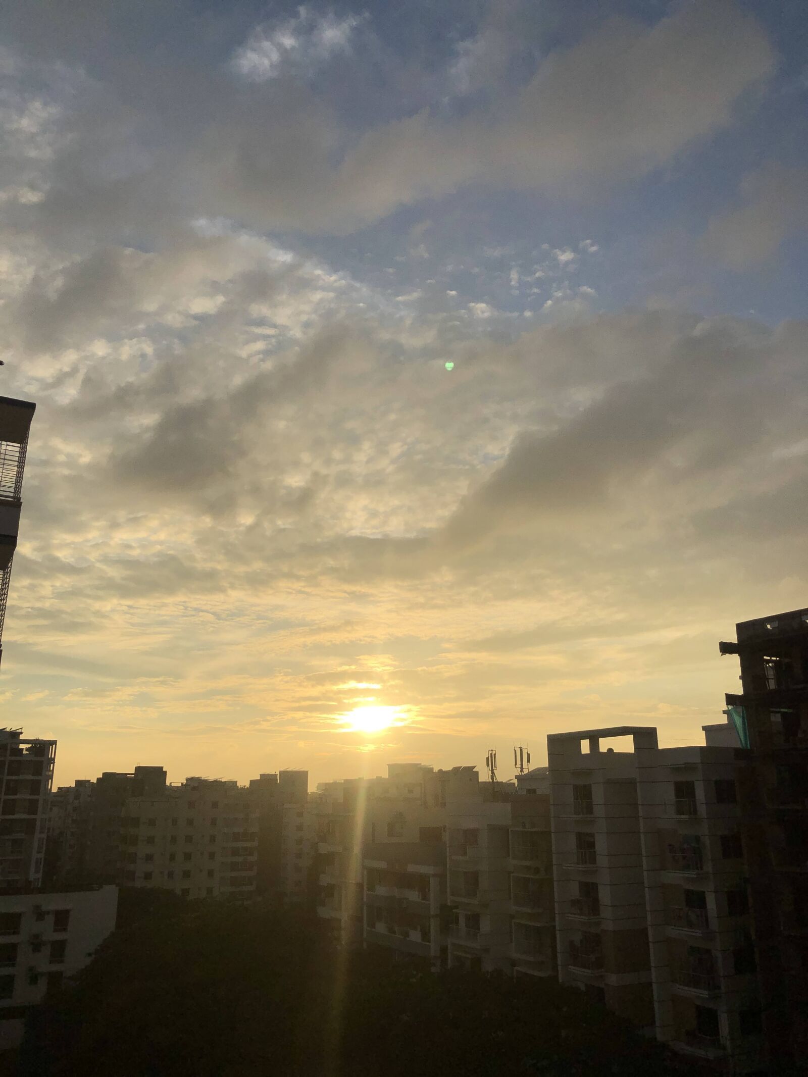 Apple iPhone 8 sample photo. Sky, dhaka, sunset photography