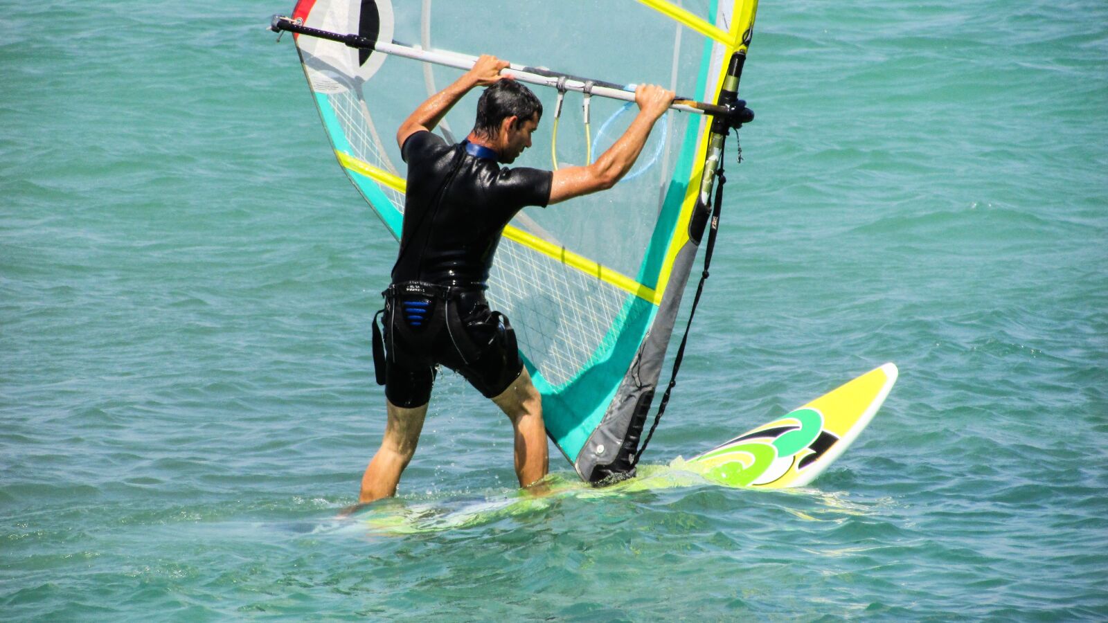 Canon PowerShot SX400 IS sample photo. Windsurfing, sport, sea photography
