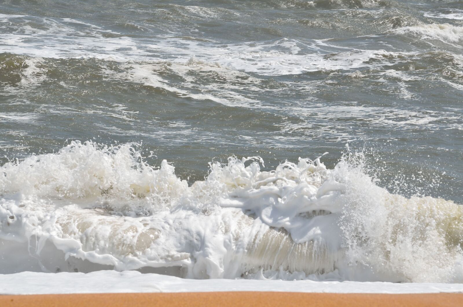 Nikon D7000 sample photo. Ocean, waves, foam photography