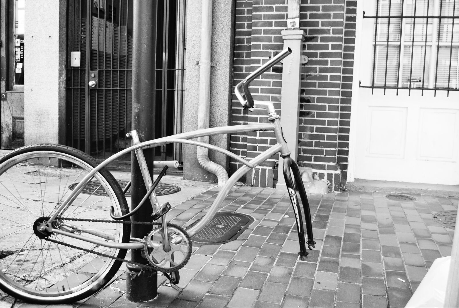Nikon D60 sample photo. Bicycle, in, city photography