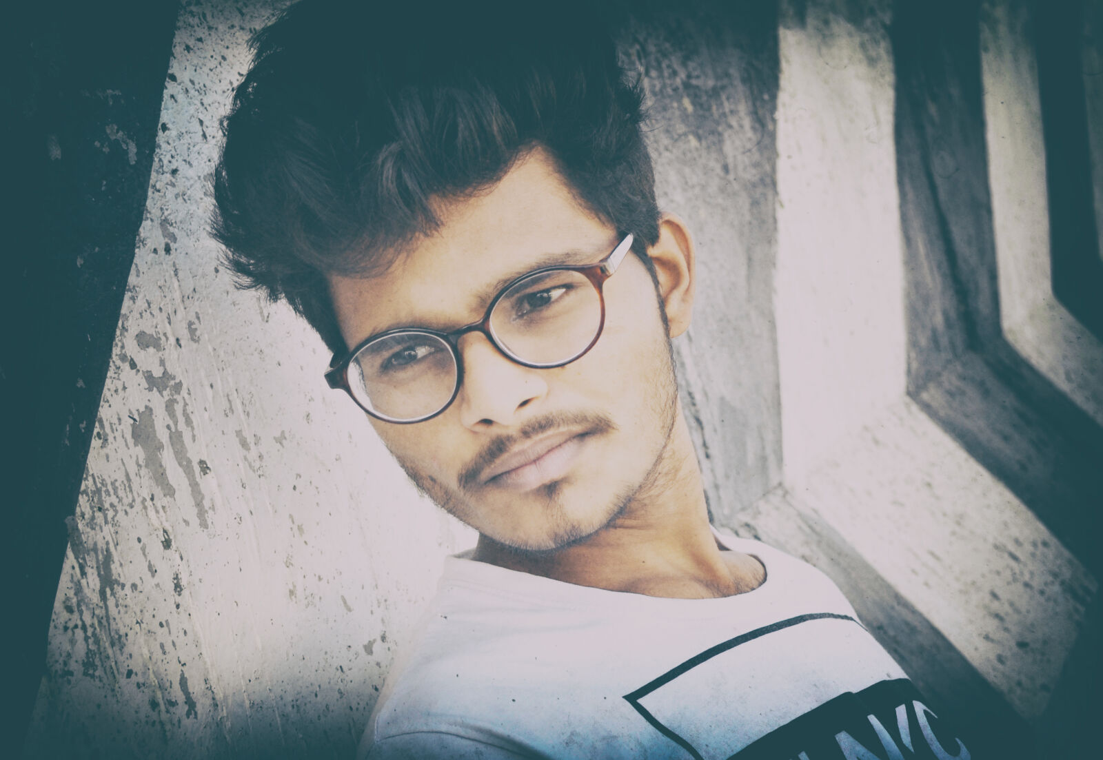 Nikon D3100 sample photo. Adult, art, eyeglasses, face photography
