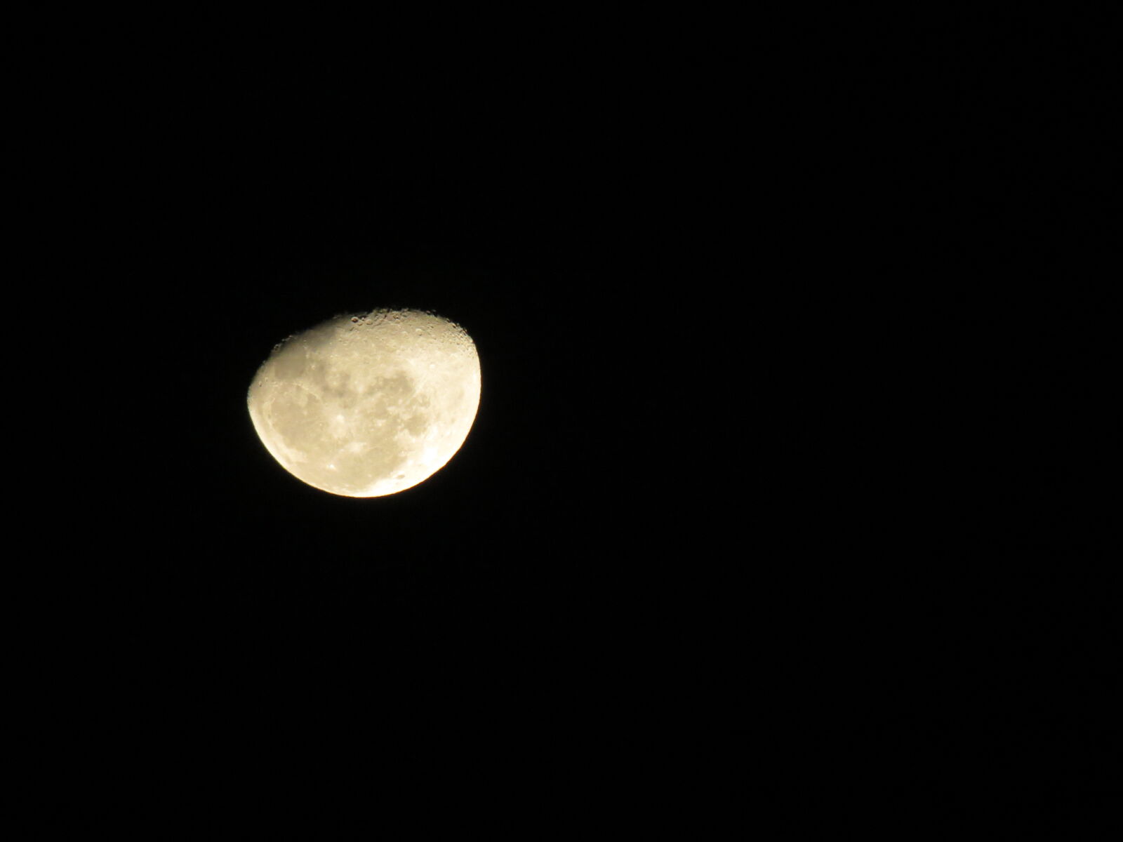 Canon PowerShot SX40 HS sample photo. Moon, night, waning photography