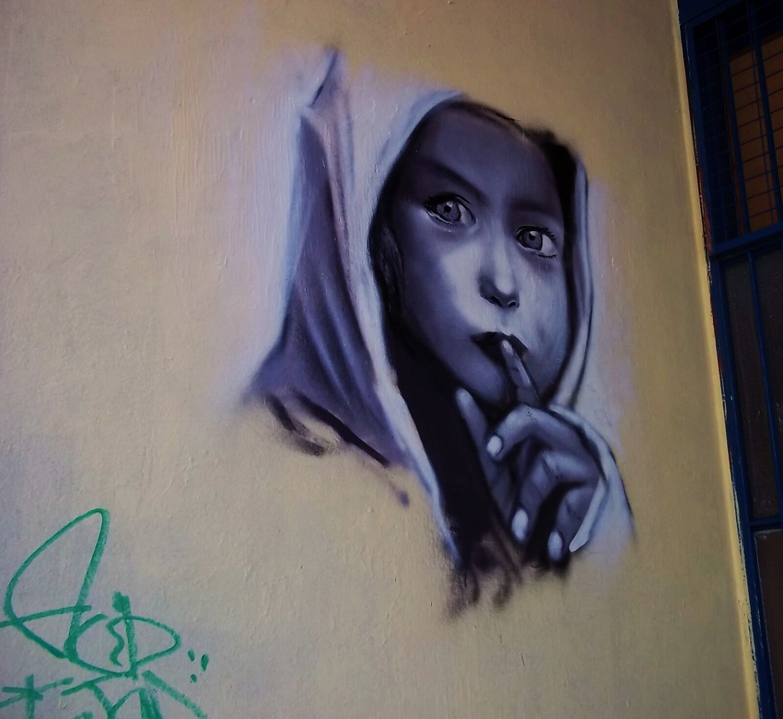 Kodak EASYSHARE M530 DIGITAL CAMERA sample photo. Drawing, graffiti, wall, wall photography