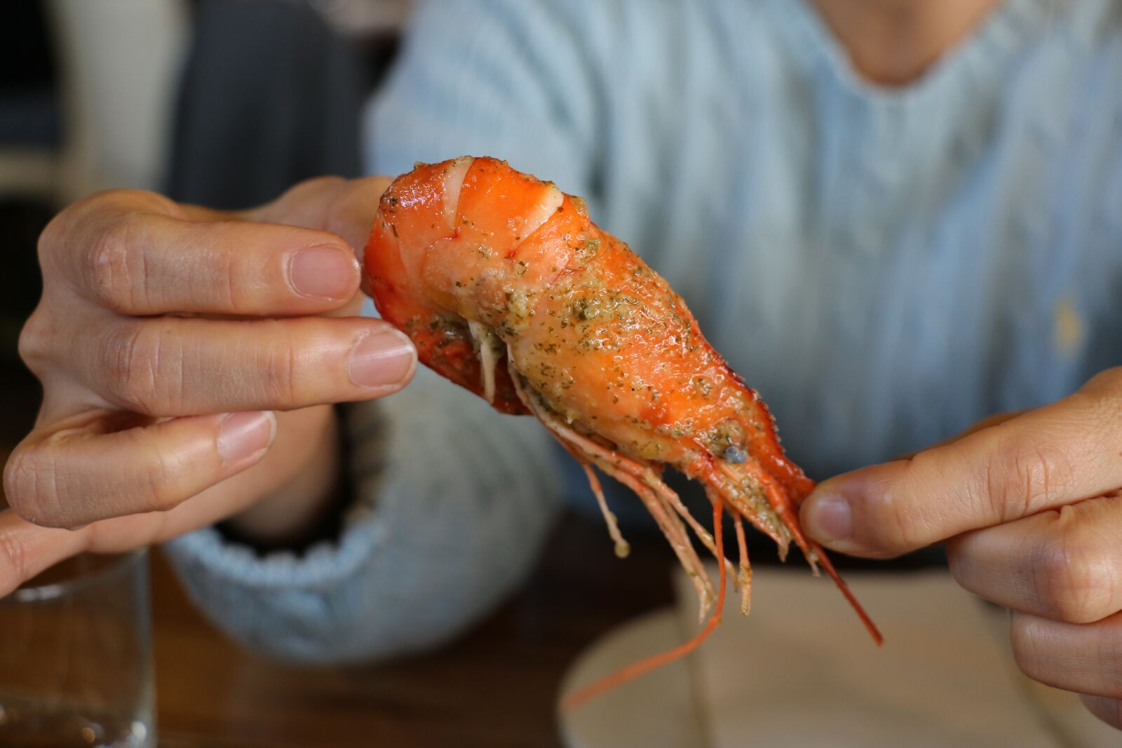 Canon EOS 70D sample photo. Prawn, seafood, delicious photography