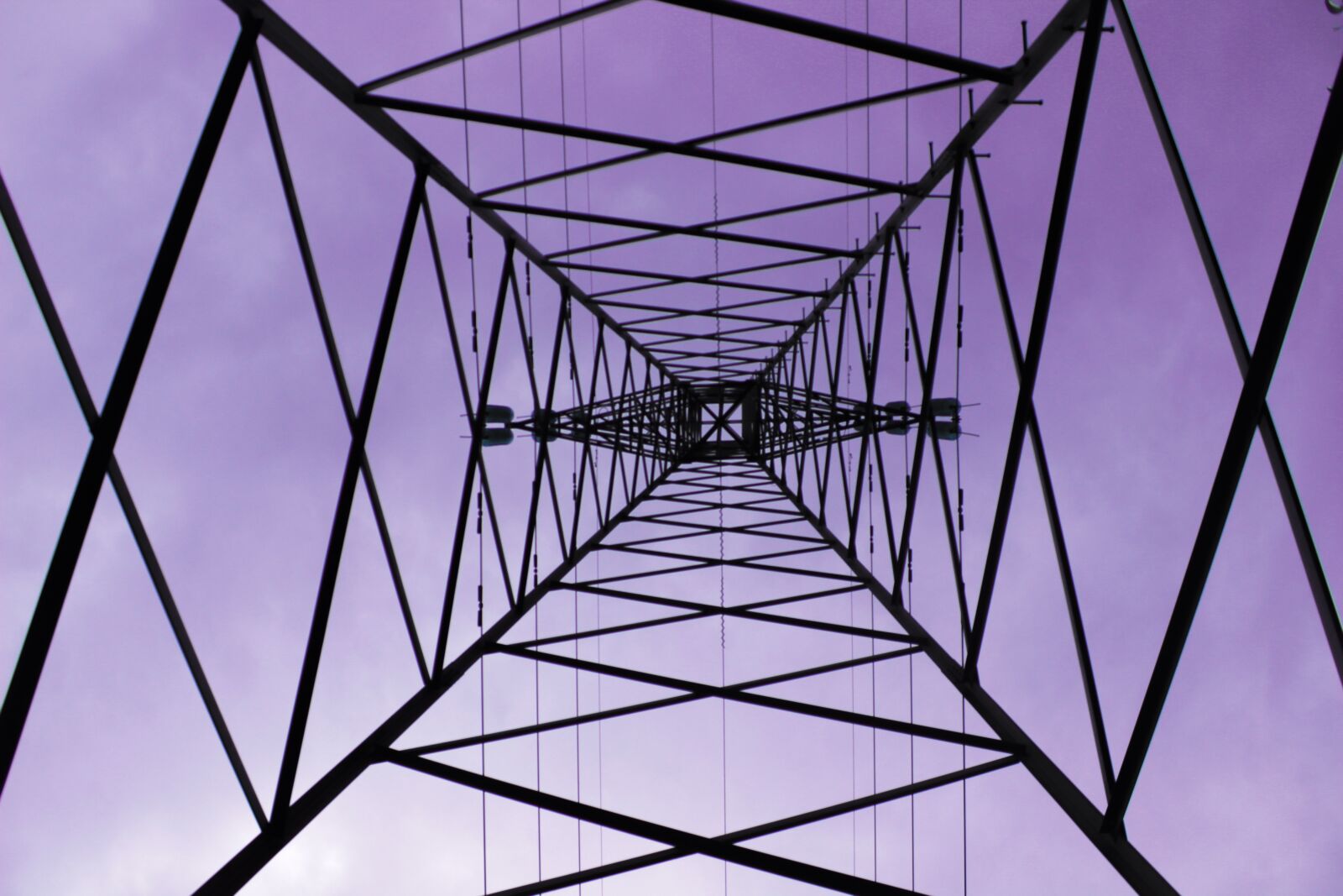 Canon EOS 600D (Rebel EOS T3i / EOS Kiss X5) sample photo. Silhouette, high, purple photography