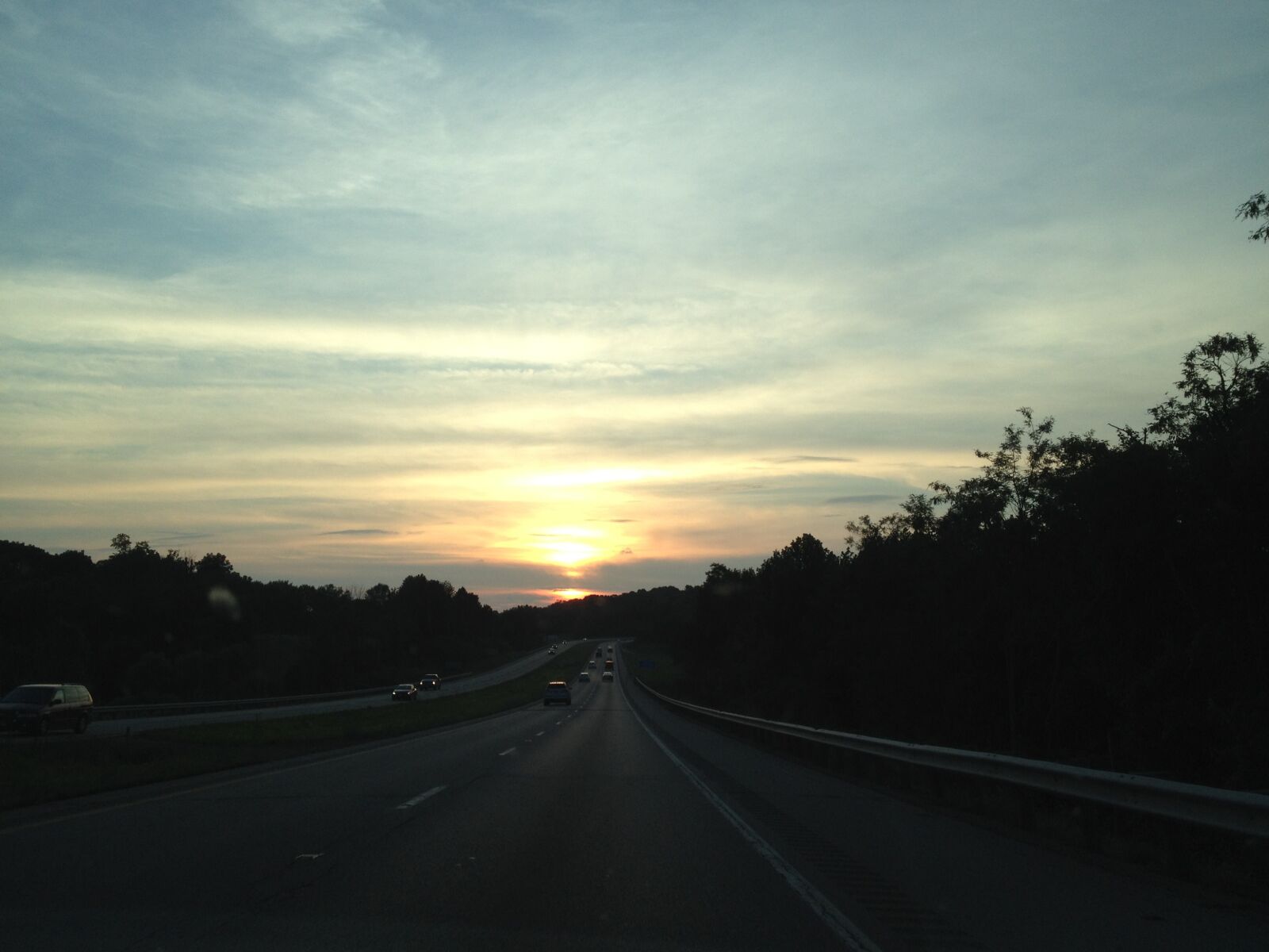 iPhone 4S back camera 4.28mm f/2.4 sample photo. Sunset, sky, silhouette photography