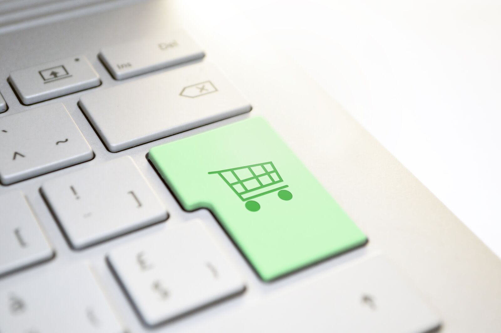 Nikon D3200 sample photo. Shopping, keyboard, enter photography