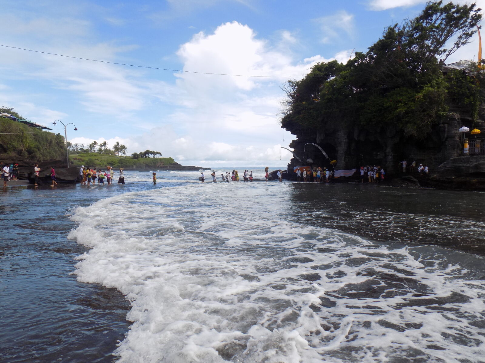Nikon COOLPIX L330 sample photo. Bali, balinese, beach, cross photography