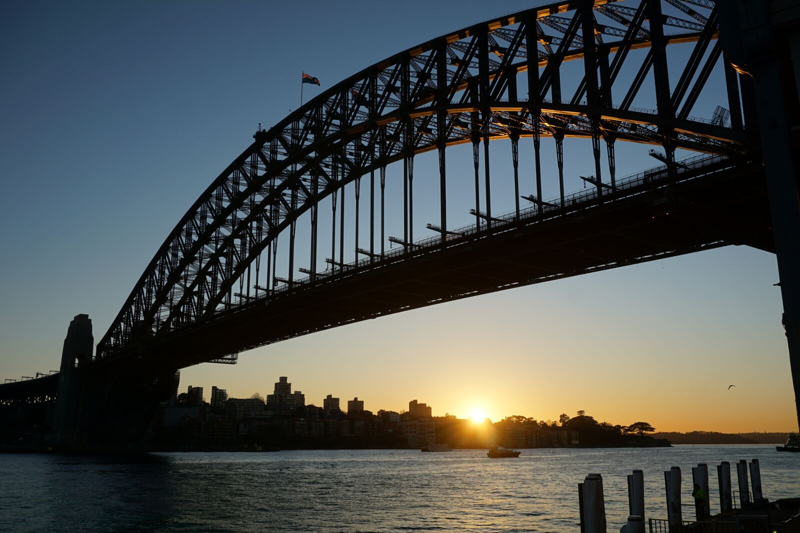 Sony a6000 sample photo. Sunrise, sydney, harbour bridge photography