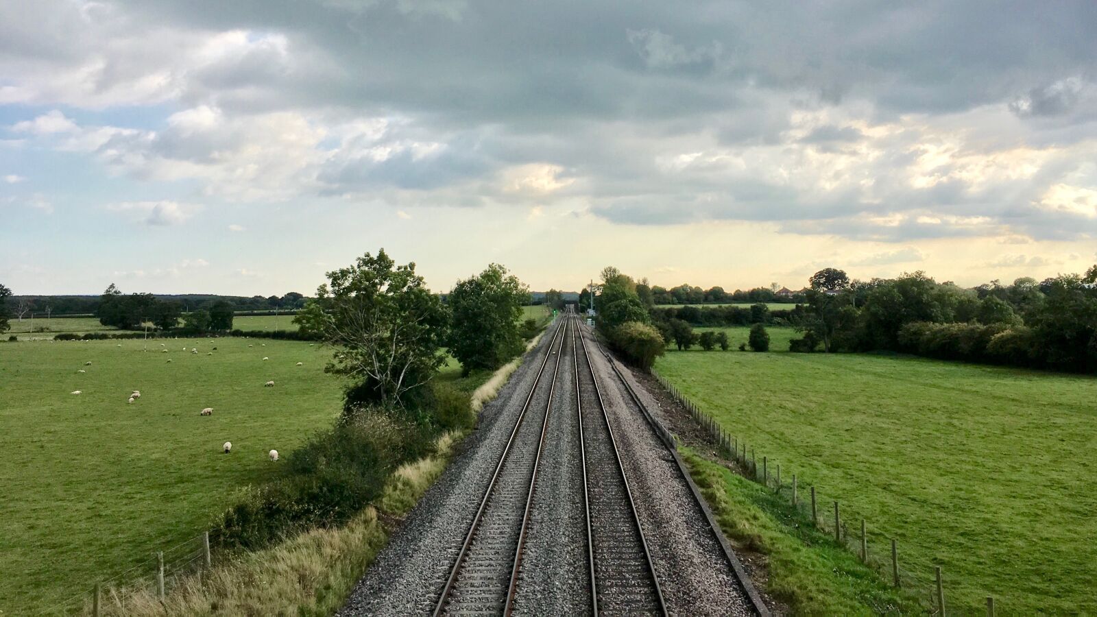 Apple iPhone 6s sample photo. Railway, line, railroad photography