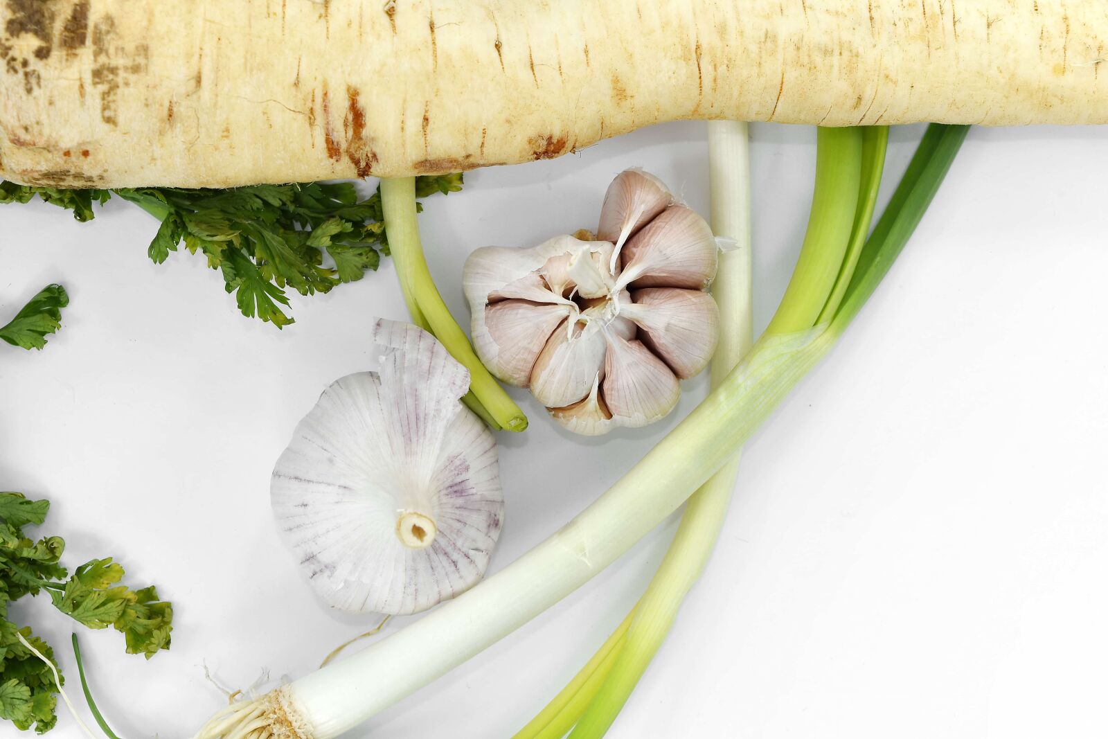 Nikon D5500 sample photo. Aroma, celery, garlic, leek photography