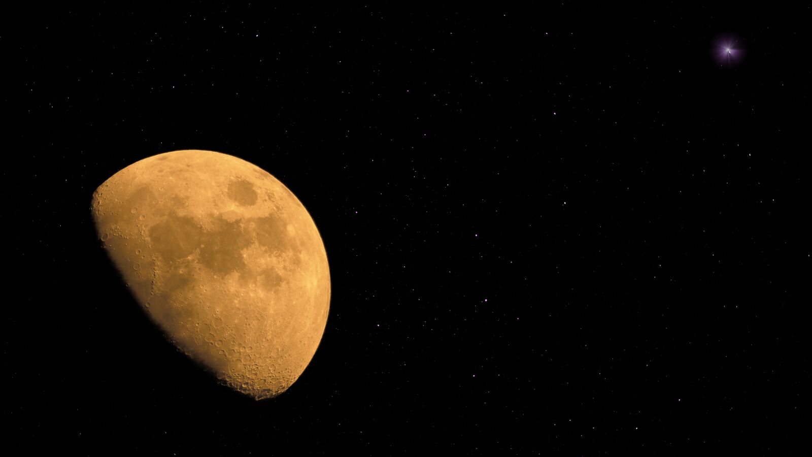 Nikon Coolpix P900 sample photo. Moon, star, sky photography