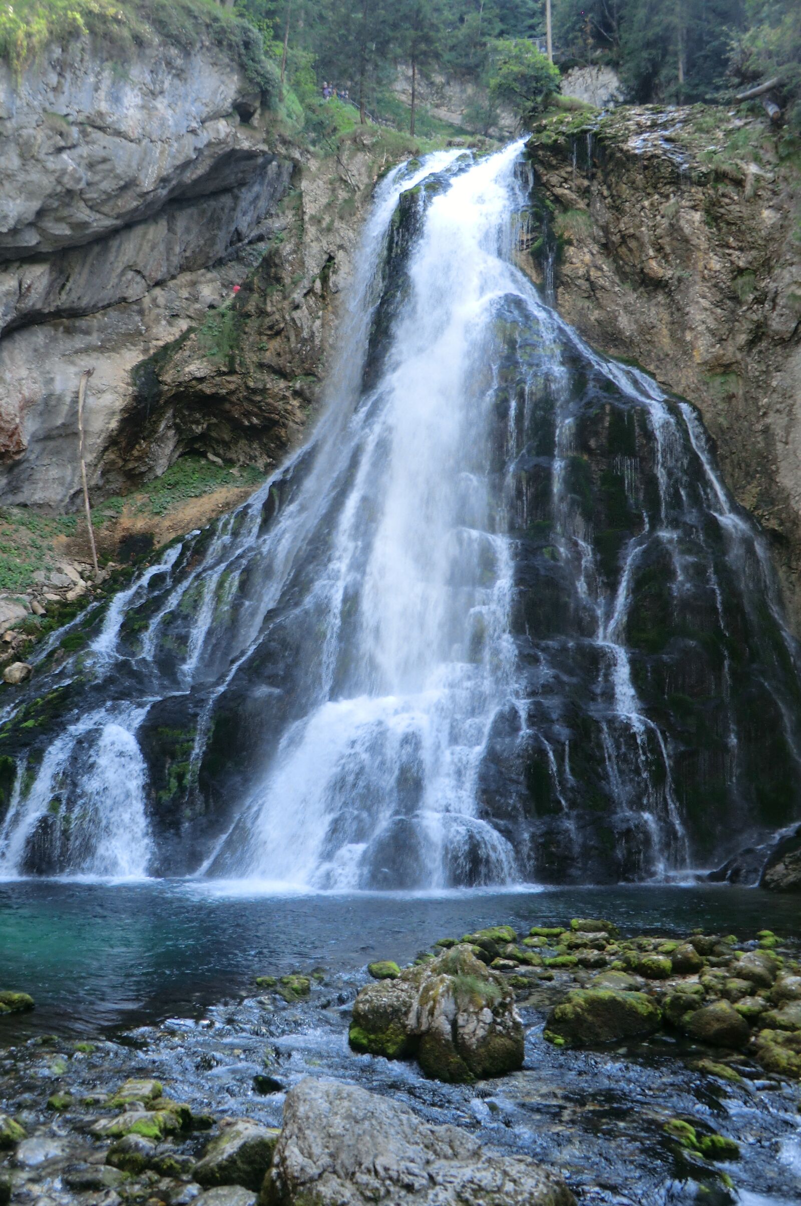 CASIO EX-H5 sample photo. Waterfall, golling, austria photography