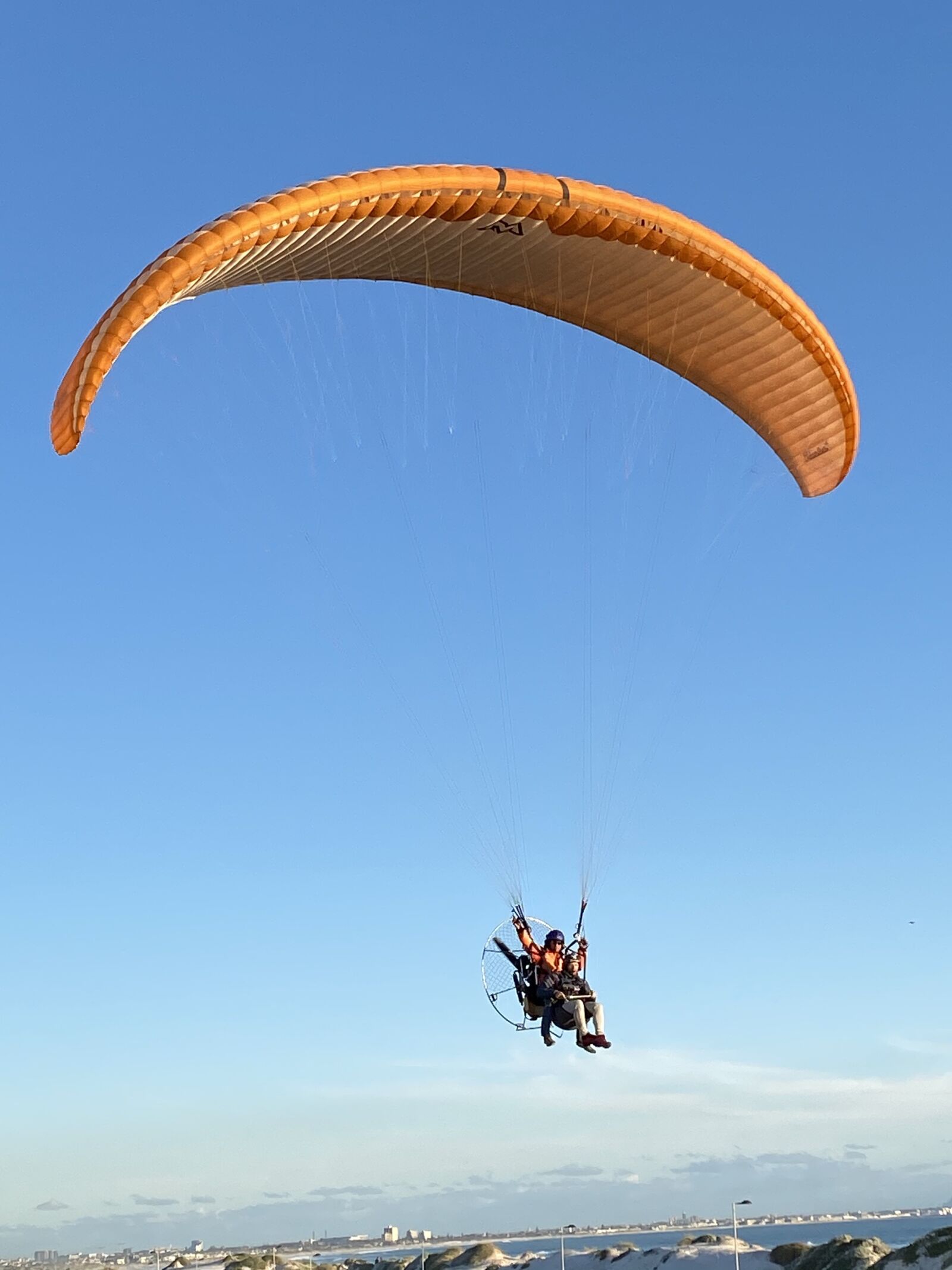 Apple iPhone 11 sample photo. Tandem, poweredparagliding, capetown photography
