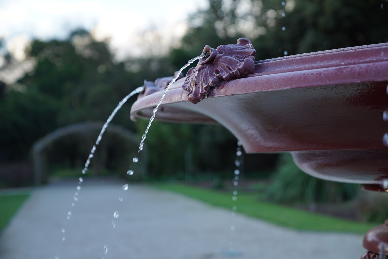 Sony a7S sample photo. Water fountain, stop motion photography
