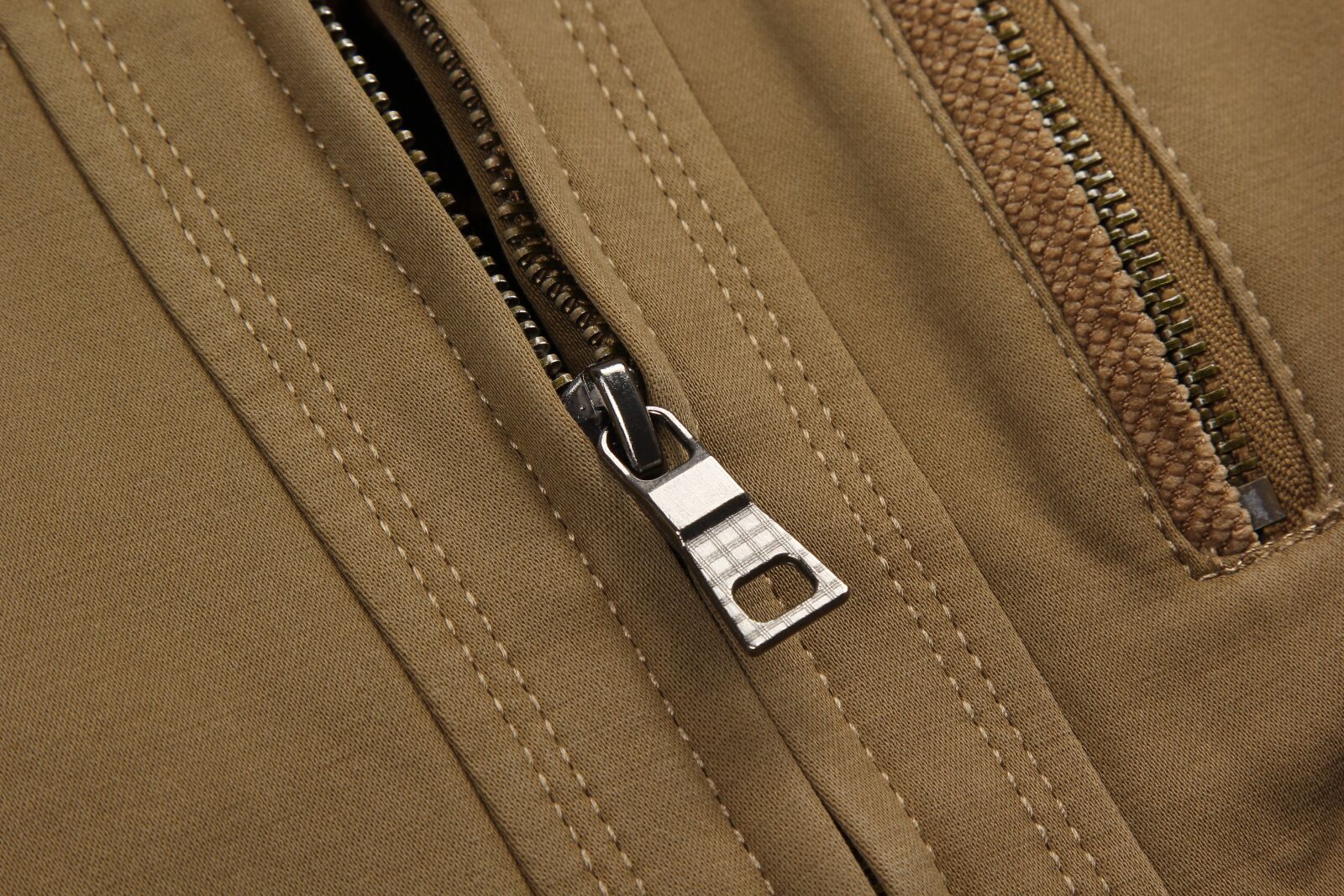 Canon EOS 60D + Canon EF 24-105mm F4L IS USM sample photo. Khaki, jacket, zip photography