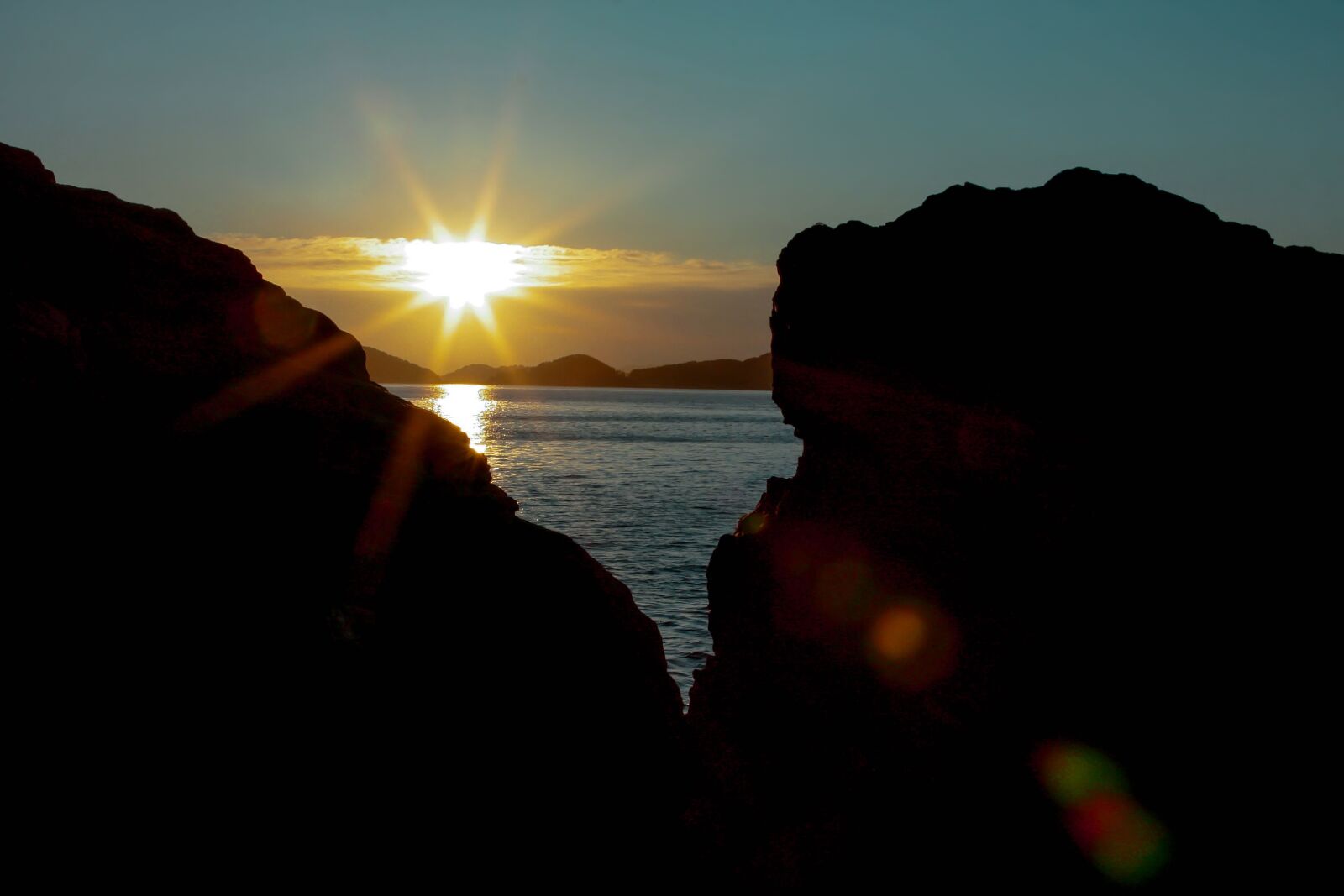 Canon EOS 40D sample photo. Sea, sunshine, sky photography