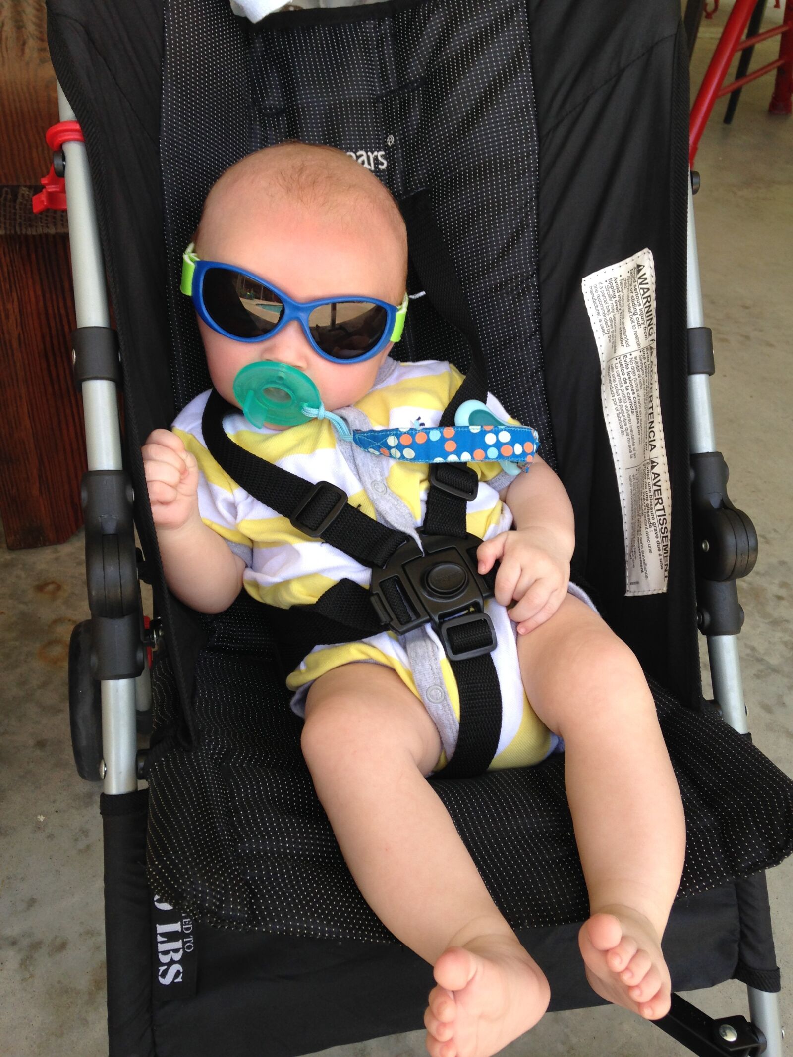 iPhone 5c back camera 4.12mm f/2.4 sample photo. Cool, baby, sunglasses photography