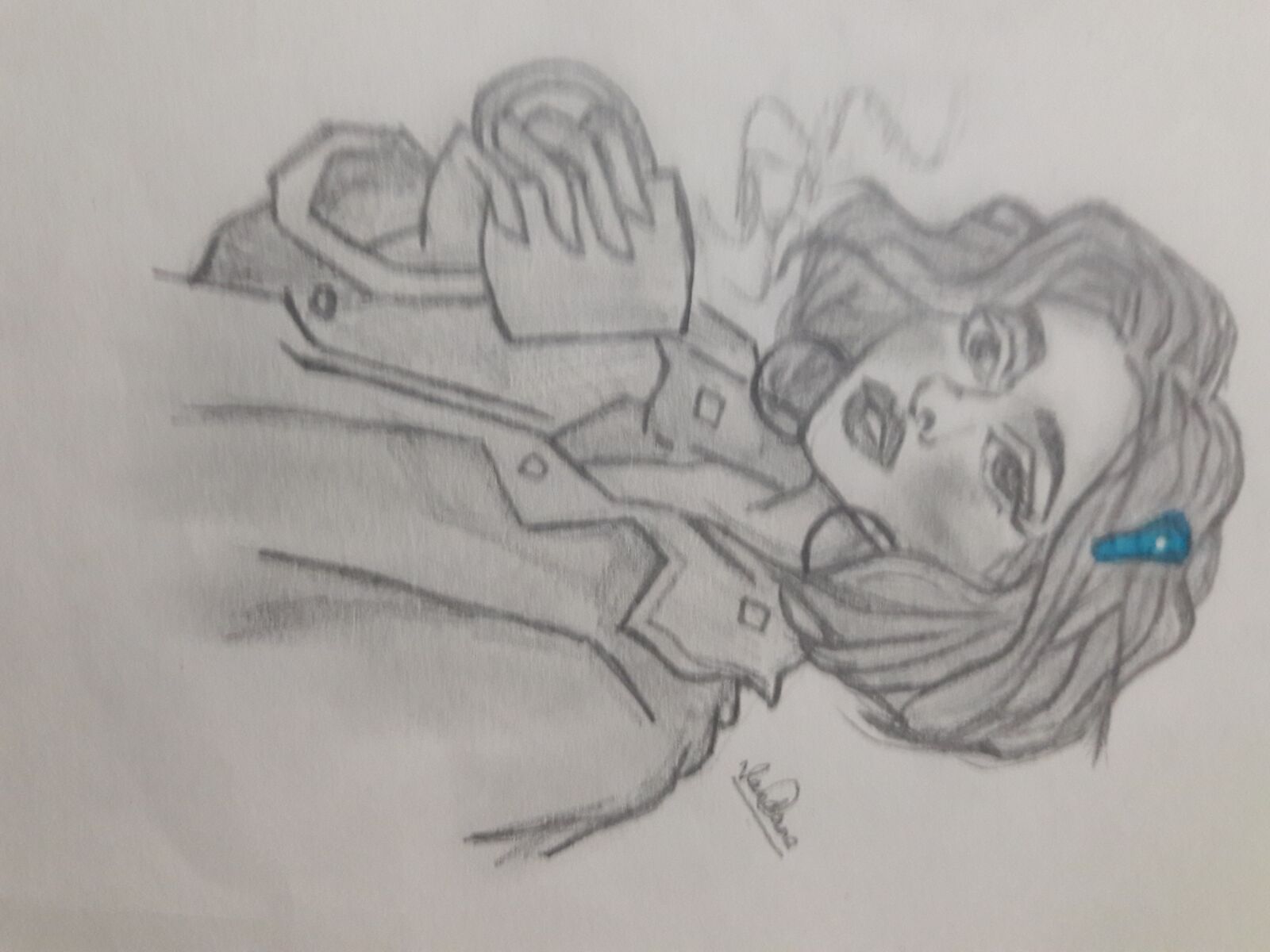 Samsung Galaxy J7 sample photo. Paper, pencil, drawing photography
