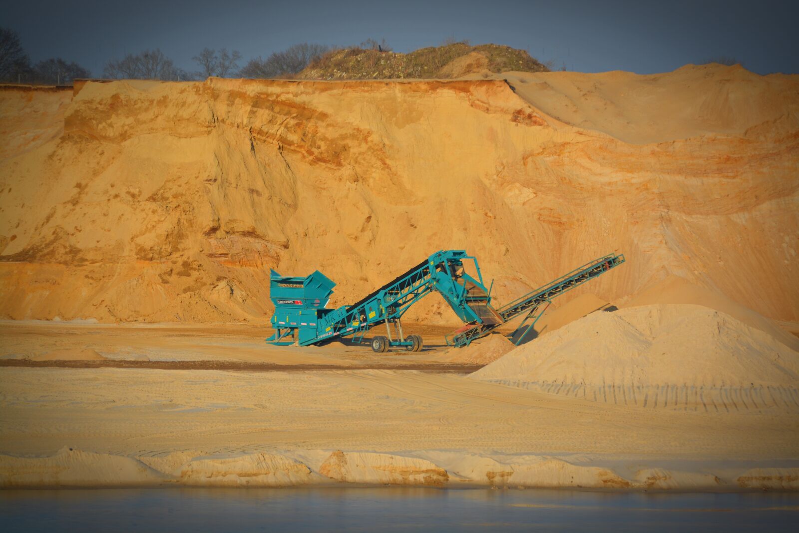 Nikon D5200 sample photo. Sand plant, mortar factory photography