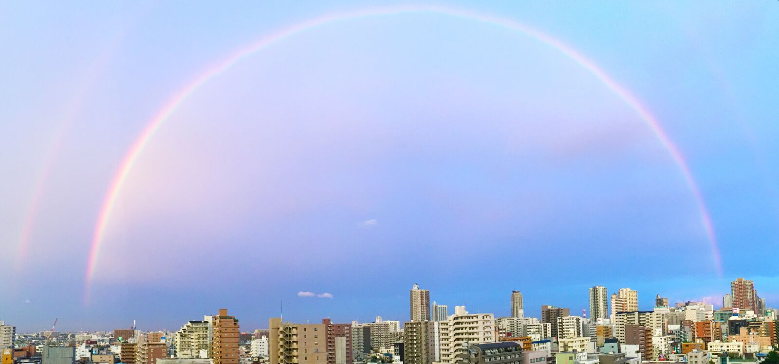 iPhone 6 back camera 4.15mm f/2.2 sample photo. Rainbow, natural, landscape photography