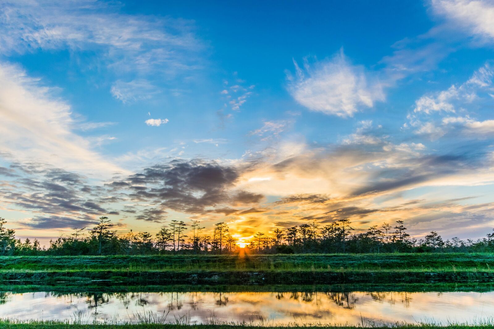 Nikon D5300 sample photo. Sunset, everglades, landscape photography