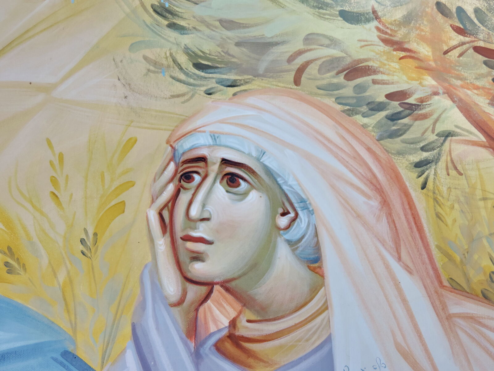 Nikon Coolpix P520 sample photo. Face, art, painting, religion photography