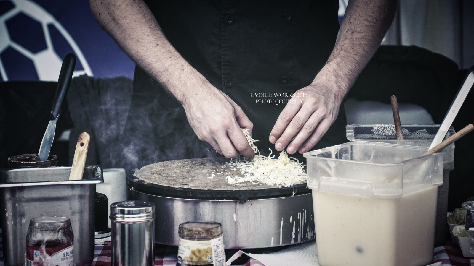 Nikon D90 sample photo. Cooking, food, hand, pancake photography
