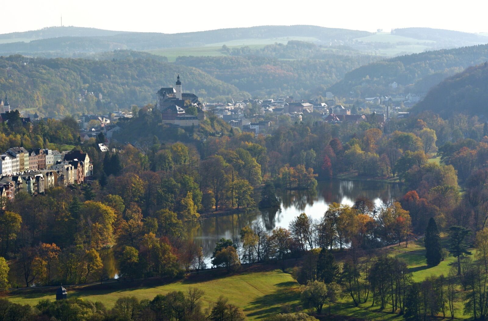 Nikon D5200 sample photo. Panorama, greiz, landscape park photography