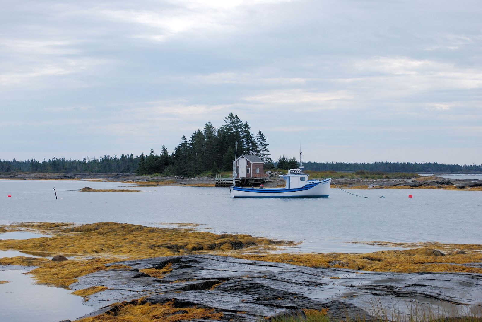 Nikon D60 sample photo. Nova scotia, boat, fishing photography