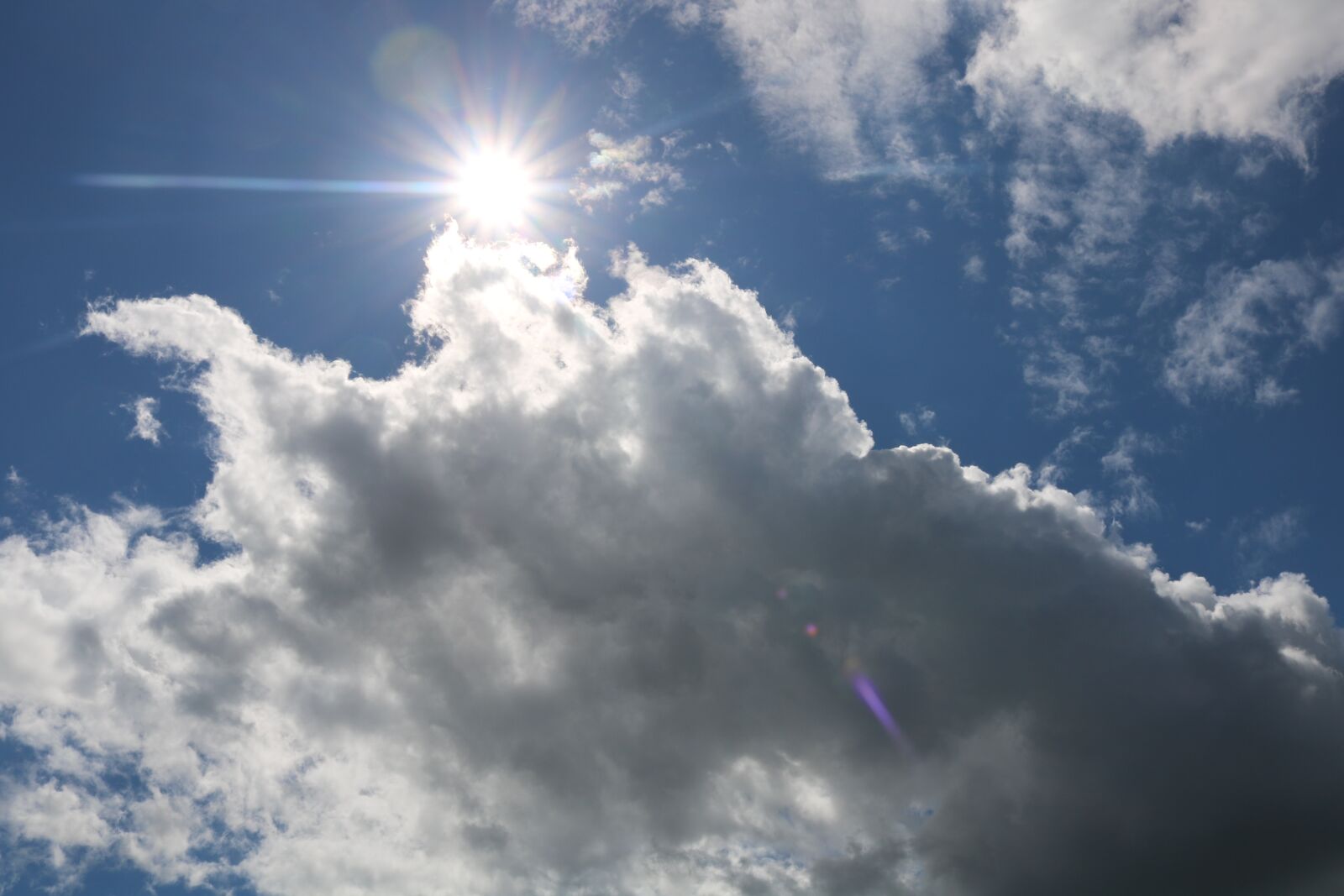 Canon EOS 750D (EOS Rebel T6i / EOS Kiss X8i) sample photo. Clouds, sun, mood photography