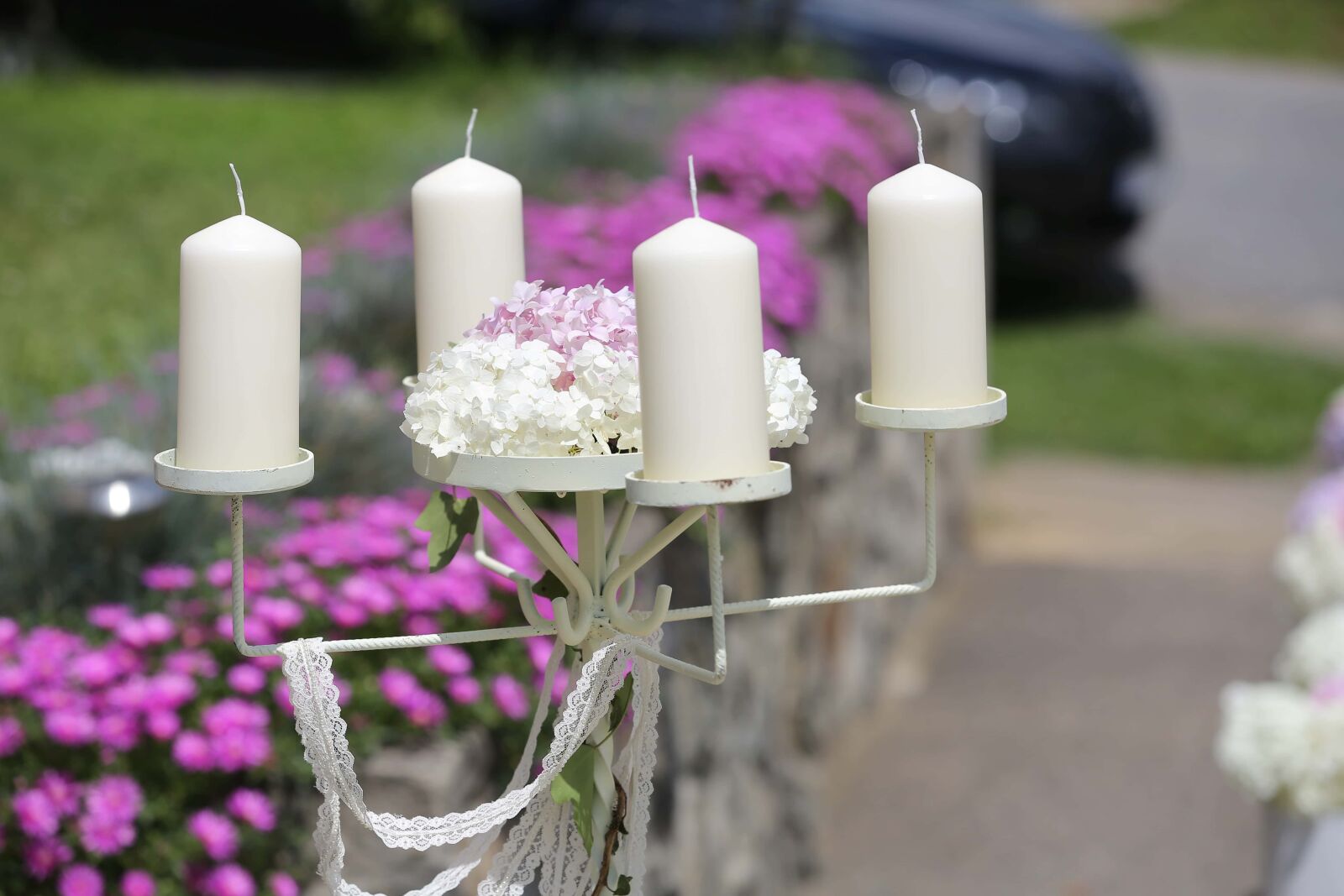 Canon EOS 5D Mark III sample photo. Candle, ceremony, decoration, flower photography