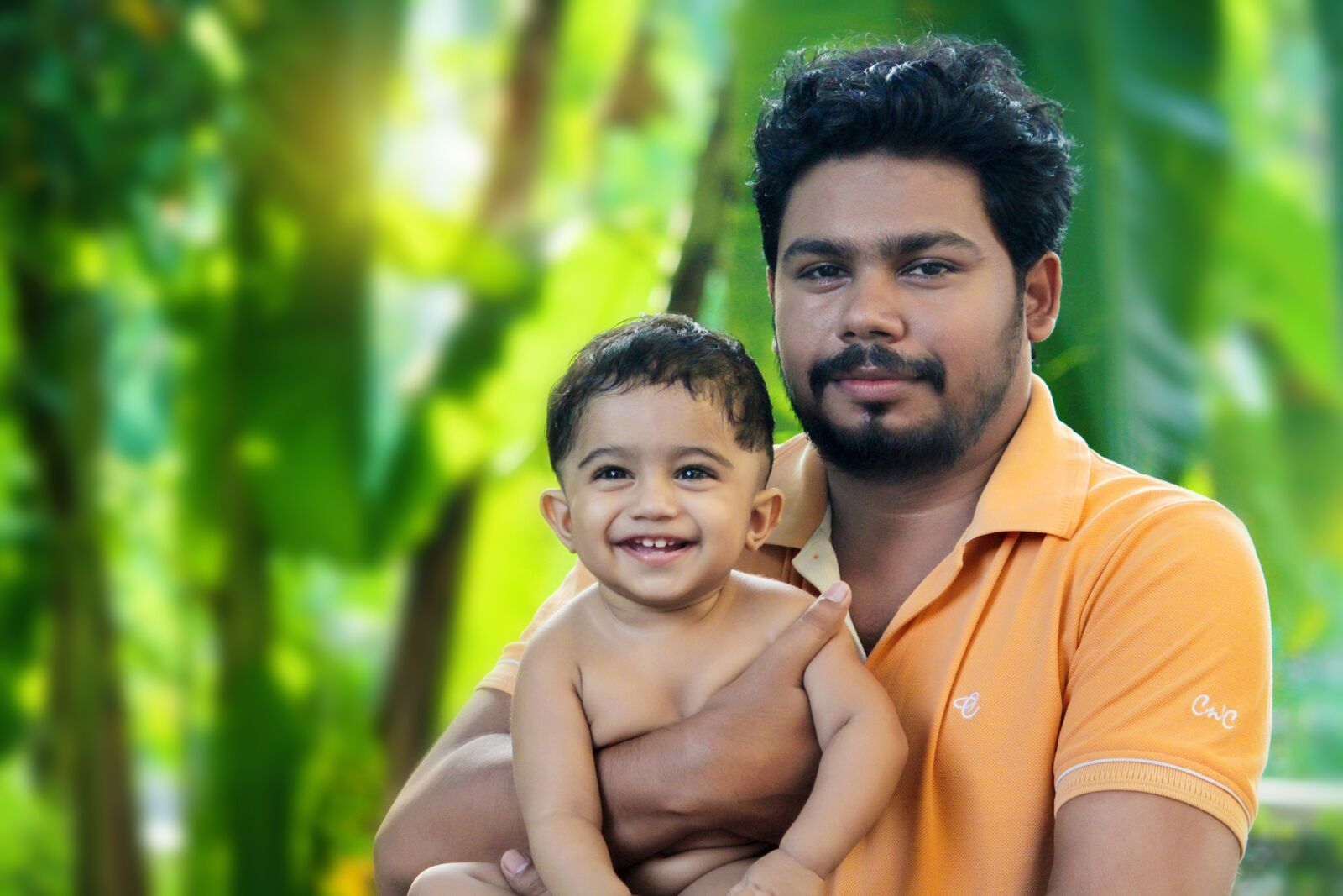 Canon EOS 60D sample photo. Father and son, baby photography