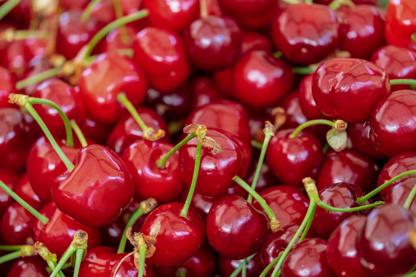 Fujifilm XF 55-200mm F3.5-4.8 R LM OIS sample photo. Cherries, sweet cherries, fruit photography
