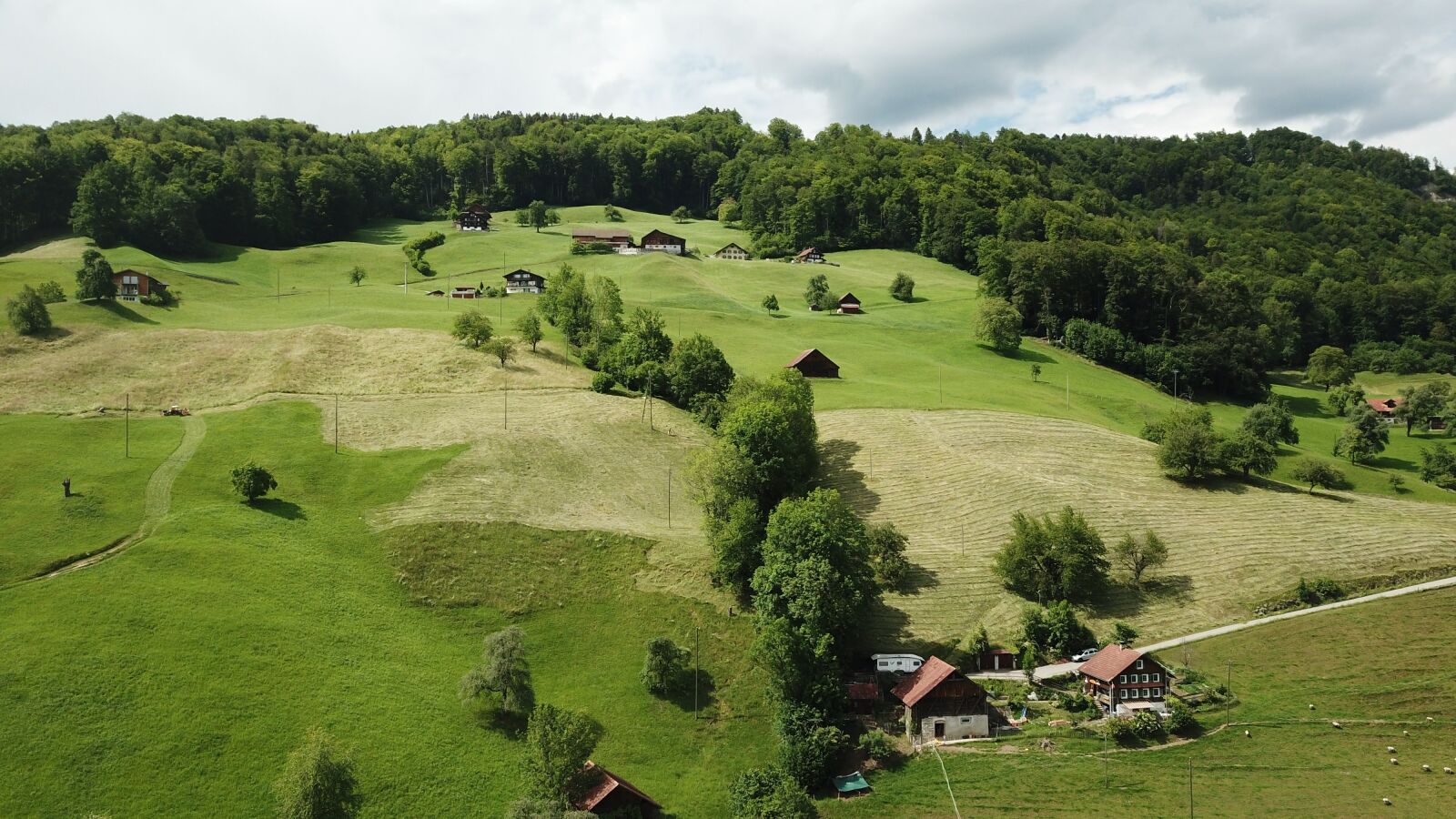 DJI FC220 sample photo. Alm, meadow, mountains photography