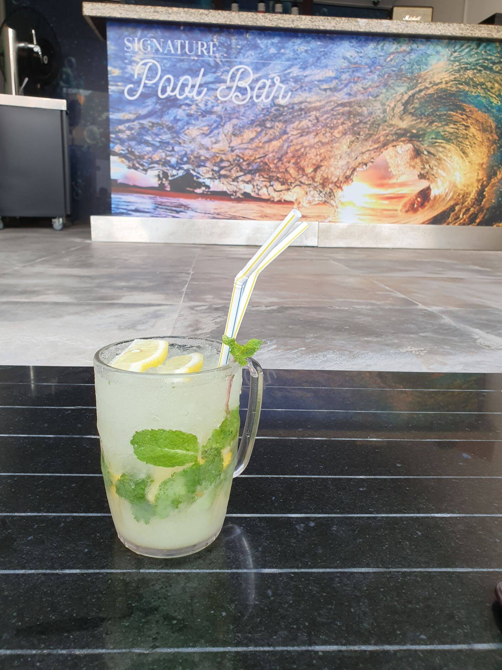 Samsung SM-G973F sample photo. Icecream, ice, mojito photography
