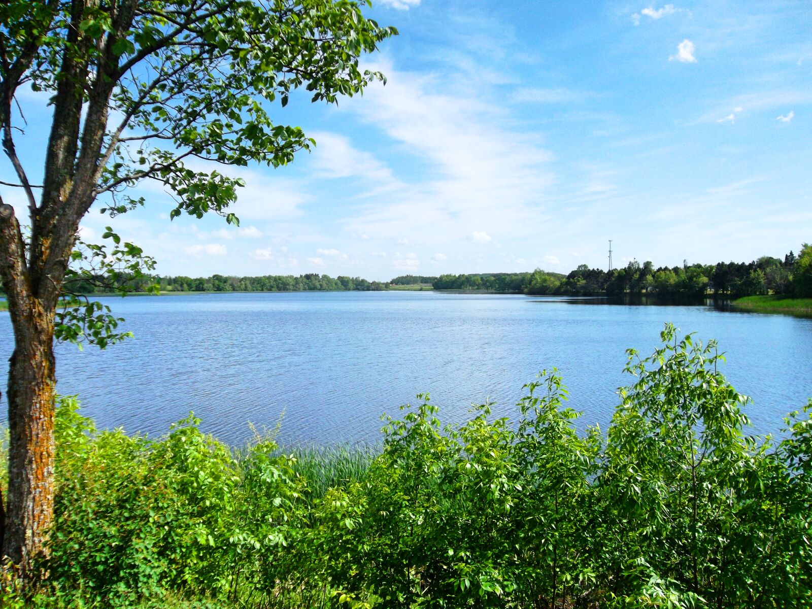 Samsung ST65 sample photo. Beautiful, blue, green, lake photography