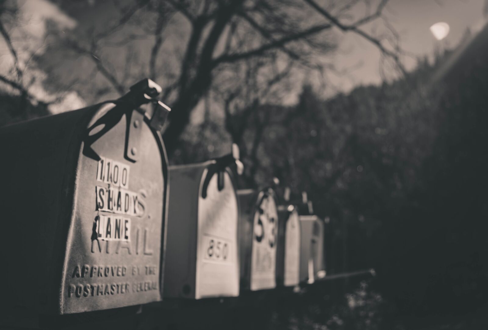 Nikon D5100 sample photo. Letter box, spooky, scary photography