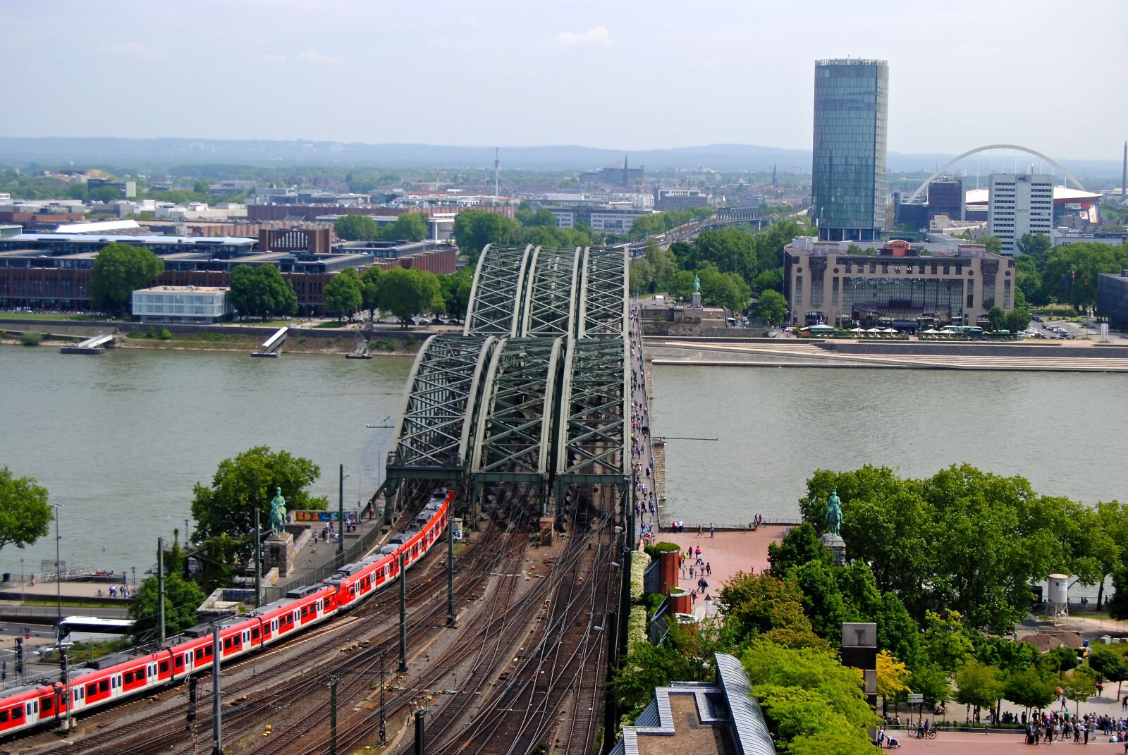 Nikon D3000 sample photo. View from dom, cologne photography
