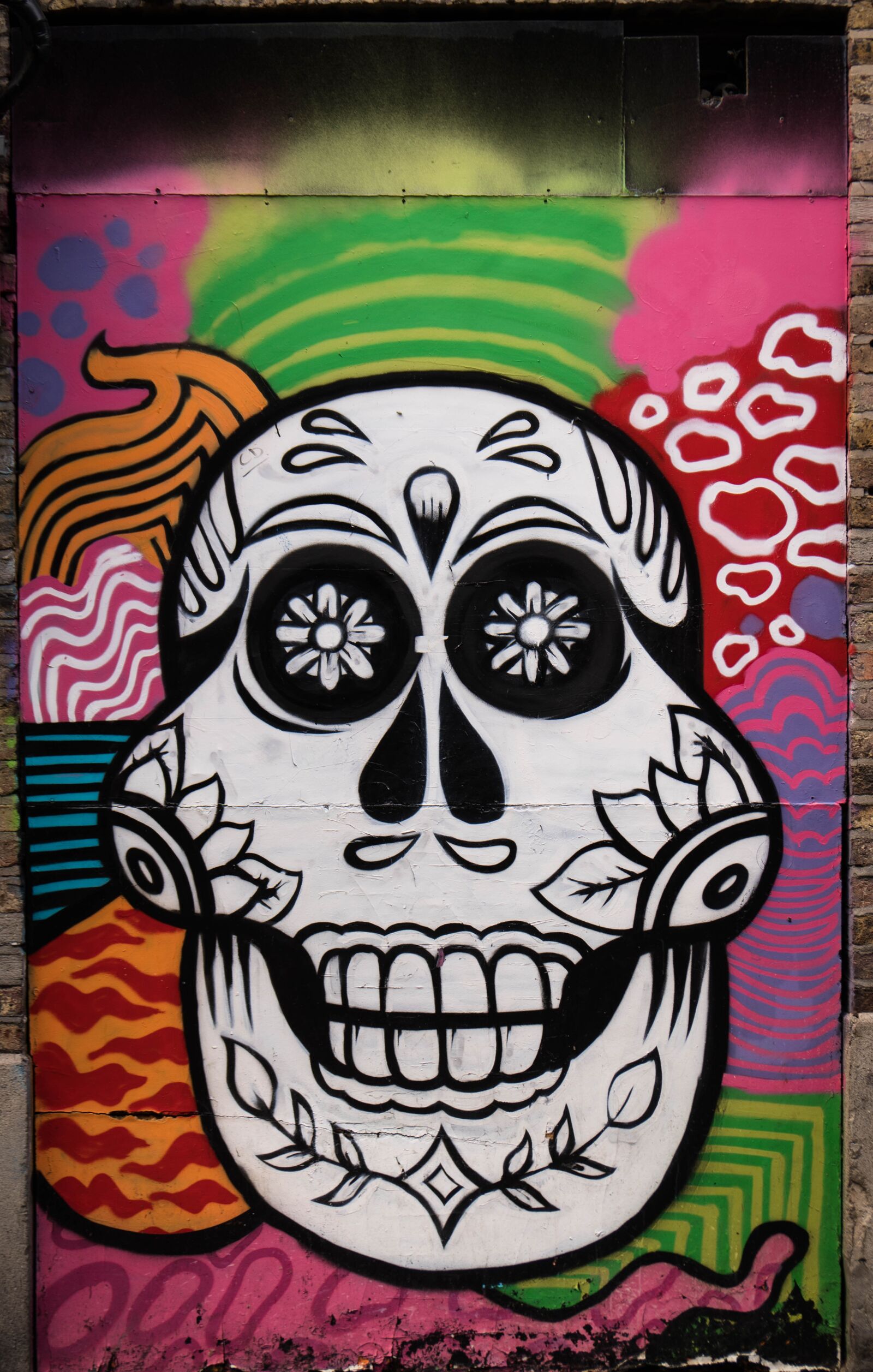 Sony a6500 + Sony Vario-Tessar T* E 16-70mm F4 ZA OSS sample photo. Graffiti, decoration, skull and photography