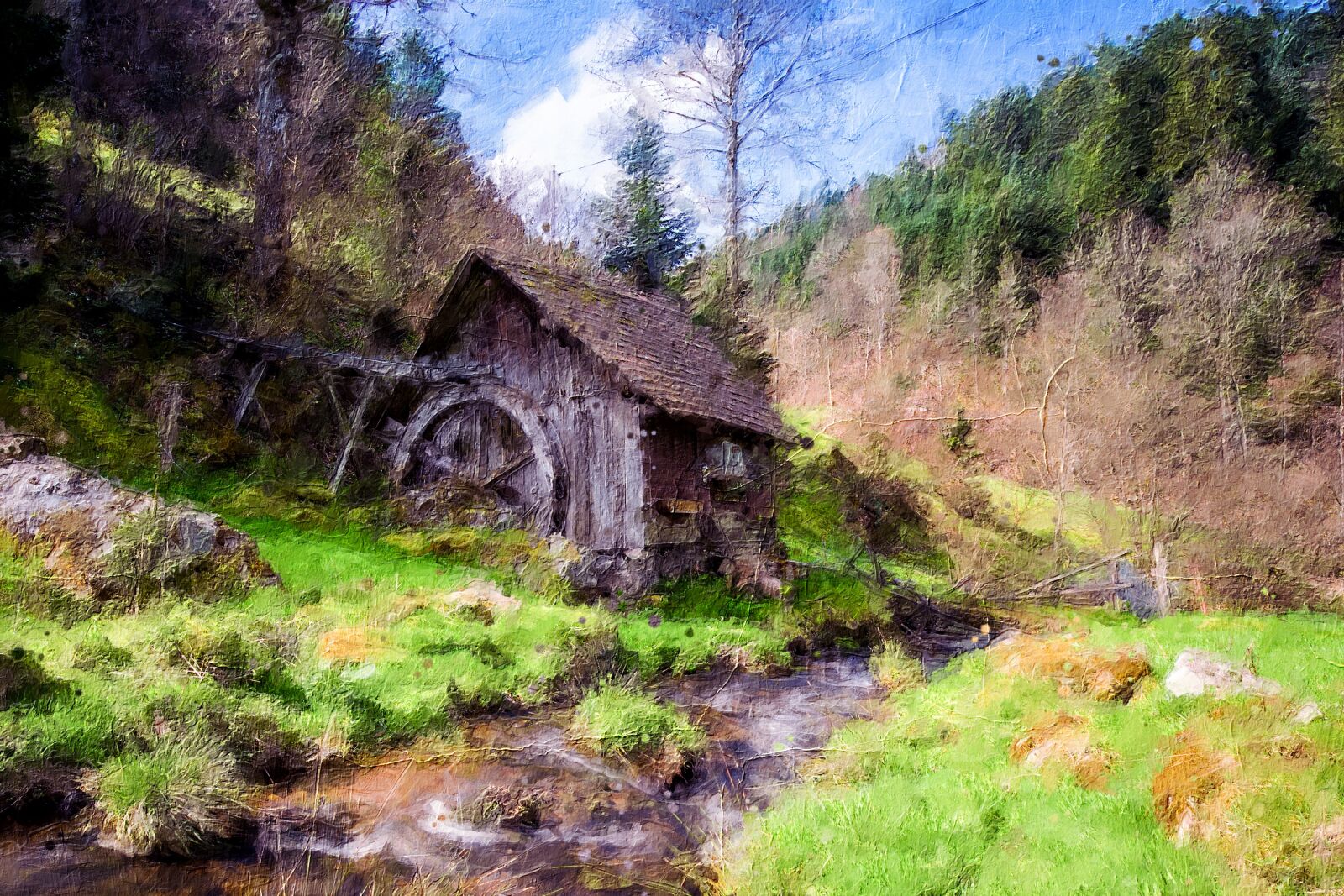Nikon D7200 sample photo. Mill, black forest, bach photography
